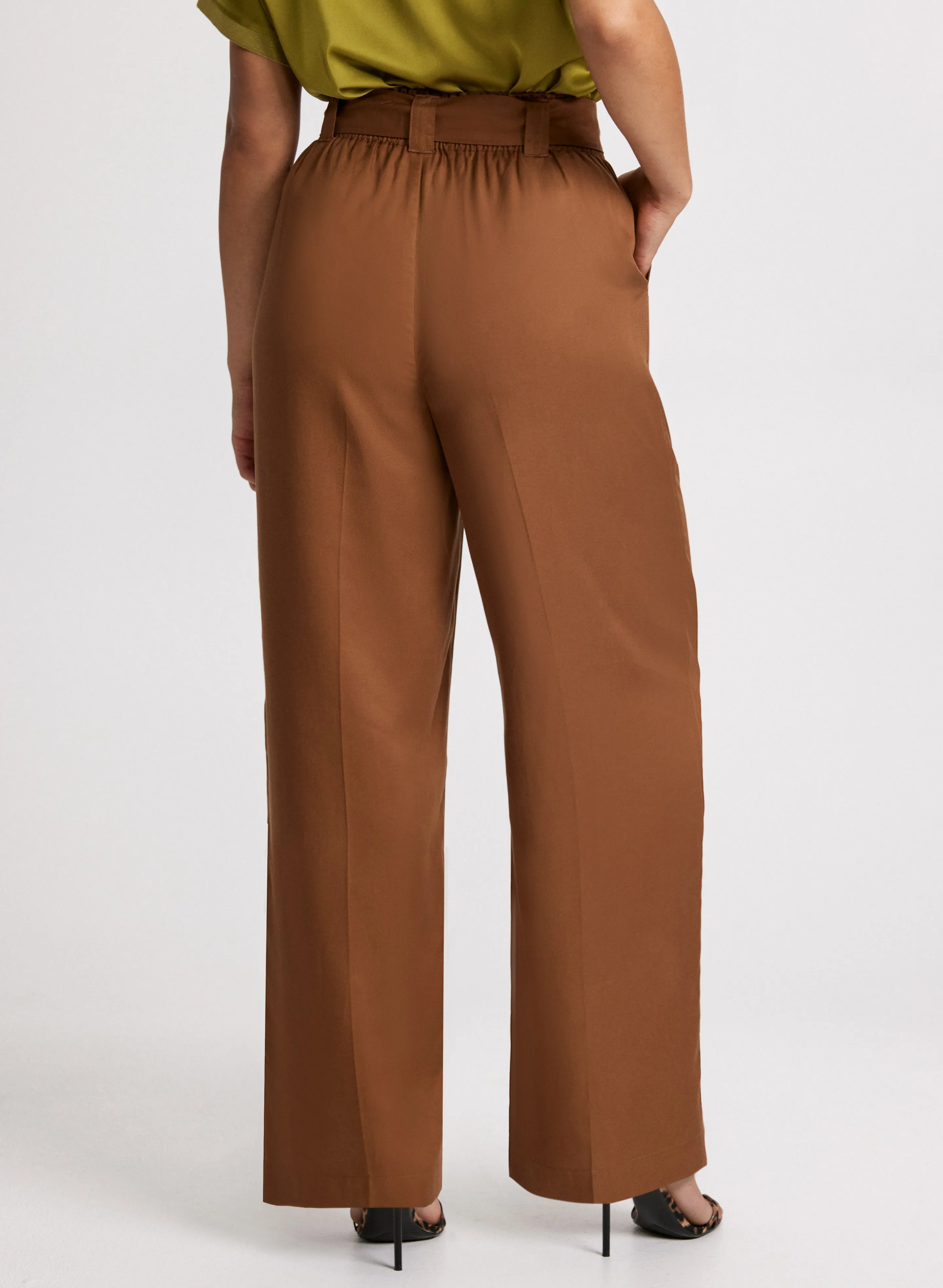 Olivia Tencel Wide-Leg Pants