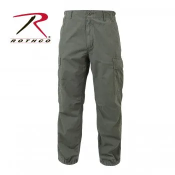 Vintage Style Vietnam Rip-Stop Fatigue Pants