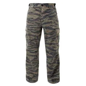 Vintage Style Vietnam Rip-Stop Fatigue Pants