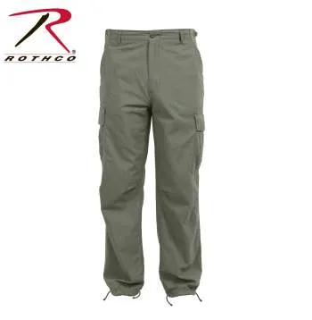 Vintage Style Vietnam Rip-Stop Fatigue Pants