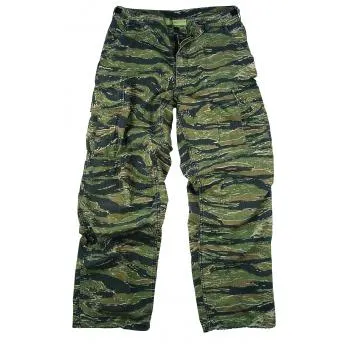 Vintage Style Vietnam Rip-Stop Fatigue Pants