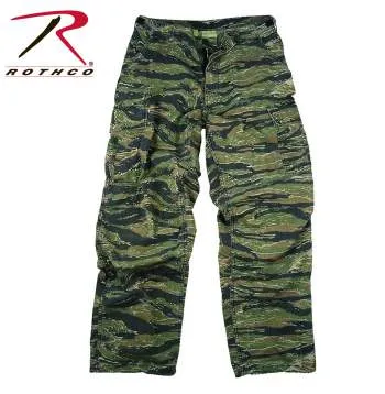 Vintage Style Vietnam Rip-Stop Fatigue Pants