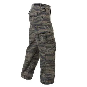 Vintage Style Vietnam Rip-Stop Fatigue Pants