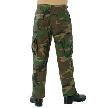 Vintage Style Vietnam Rip-Stop Fatigue Pants