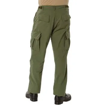 Vintage Style Vietnam Rip-Stop Fatigue Pants
