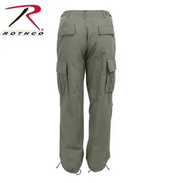 Vintage Style Vietnam Rip-Stop Fatigue Pants