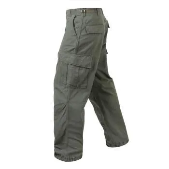 Vintage Style Vietnam Rip-Stop Fatigue Pants