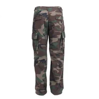Vintage Style Vietnam Rip-Stop Fatigue Pants