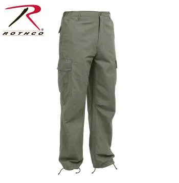 Vintage Style Vietnam Rip-Stop Fatigue Pants