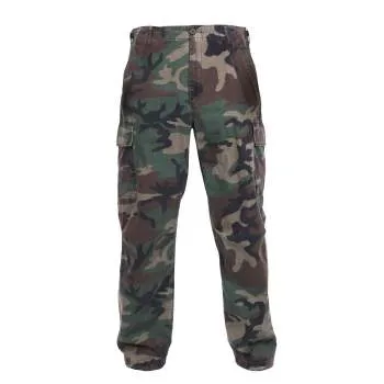 Vintage Style Vietnam Rip-Stop Fatigue Pants