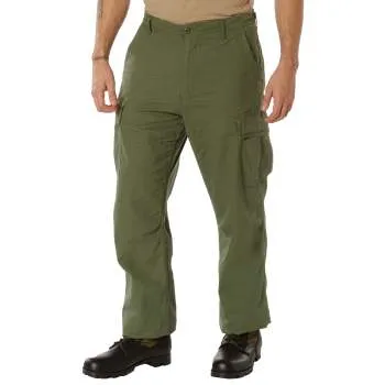 Vintage Style Vietnam Rip-Stop Fatigue Pants